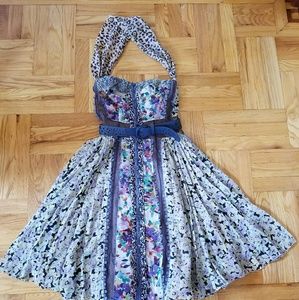 Bryon Lars Beauty Mark Floral Dress